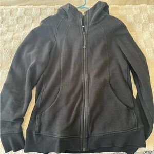 Black Zip-Up Hoodie